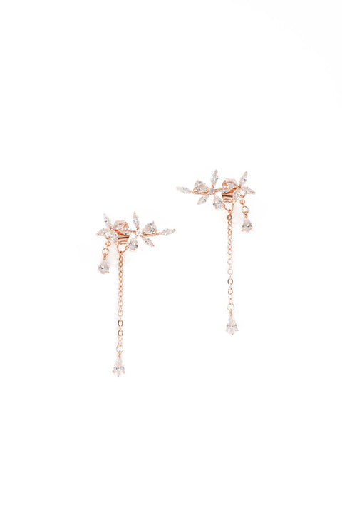 flower earrings dangle