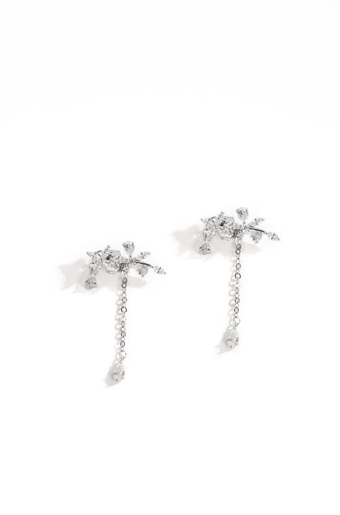 flower earrings dangle