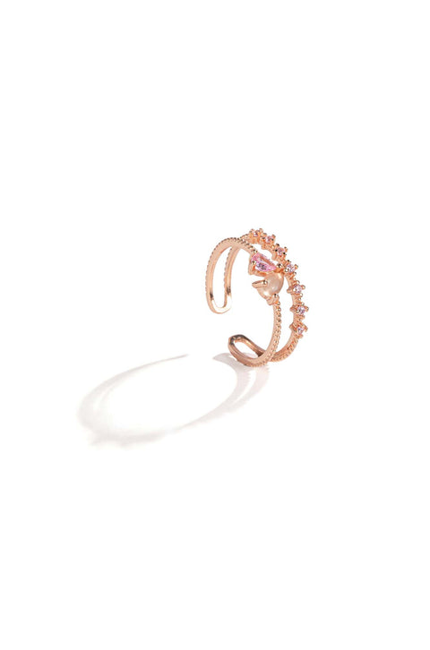 heart stone ring
