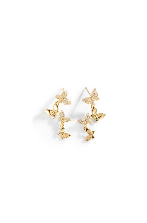 Butterfly Drop Earrings