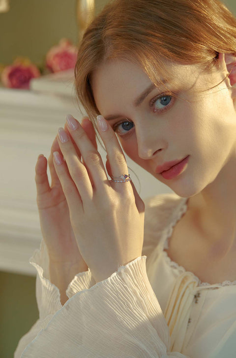 heart stone ring