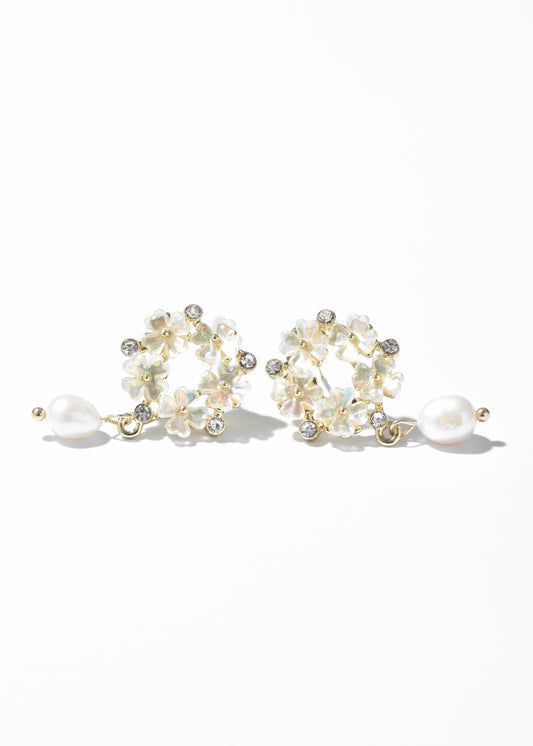 Blossom Pearl Flower Earrings