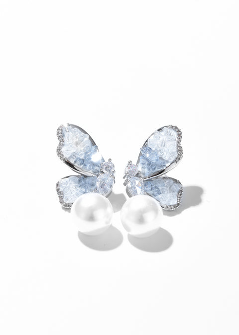 dangle butterfly earrings