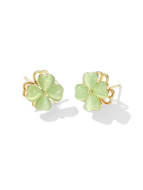 clover earrings studs