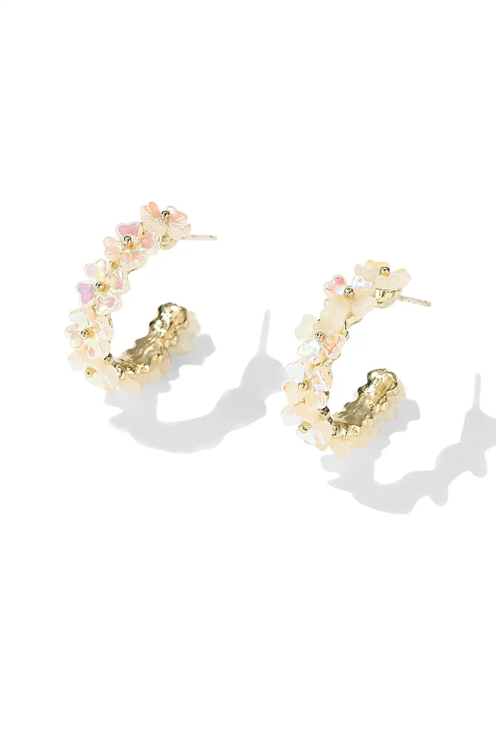 White Jasmine Earrings