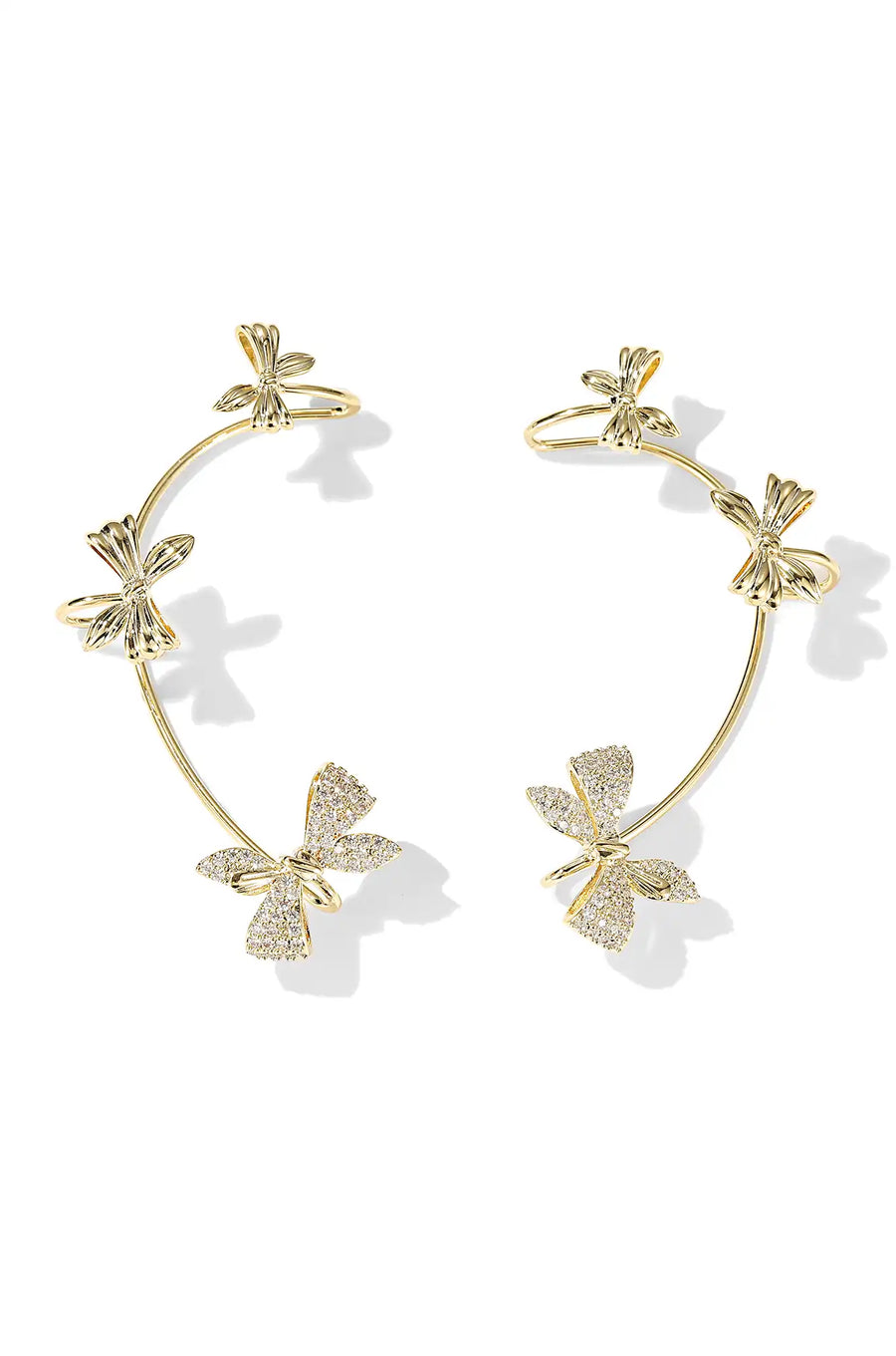 Three Ribbon Ear Cuff