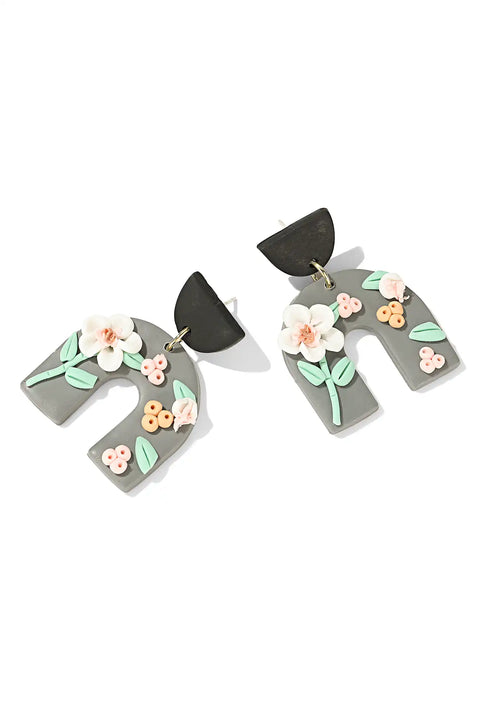 Floral Arch Earrings