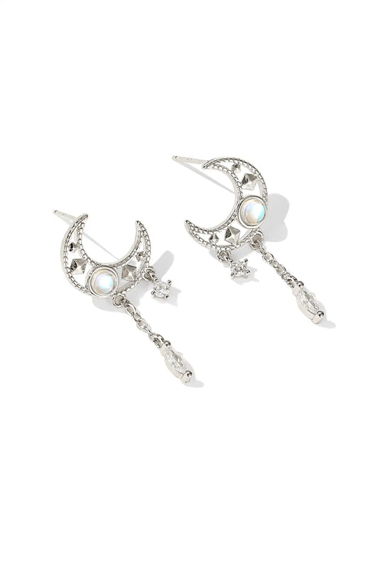 Luminous Luna Tassel Earrings