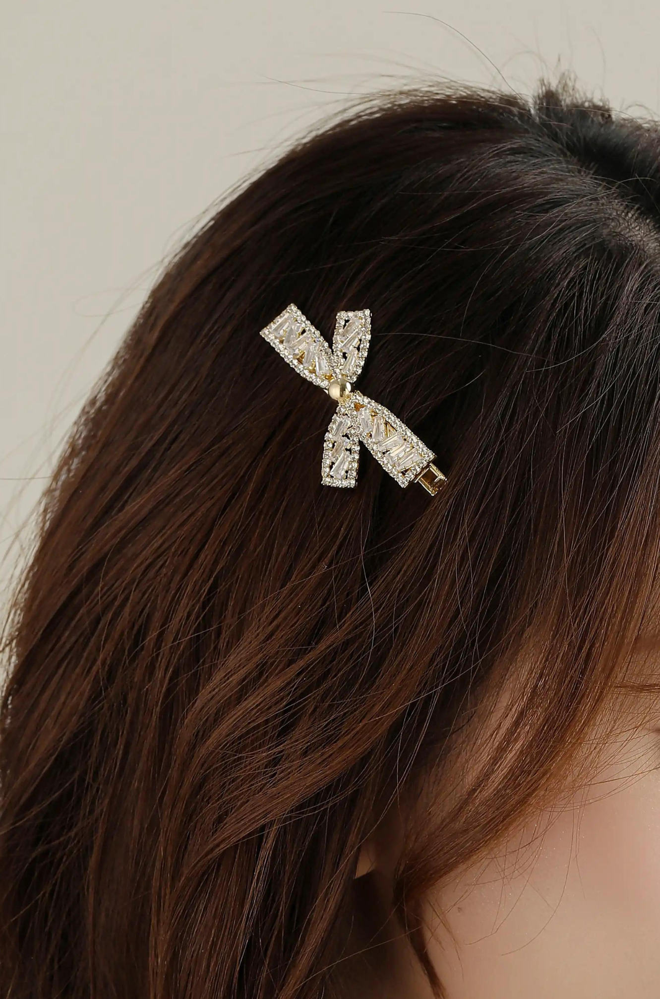 fairy bow hair clip, butterfly hair clip