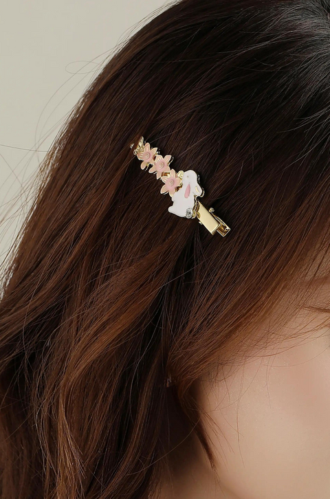 bunny hair clip