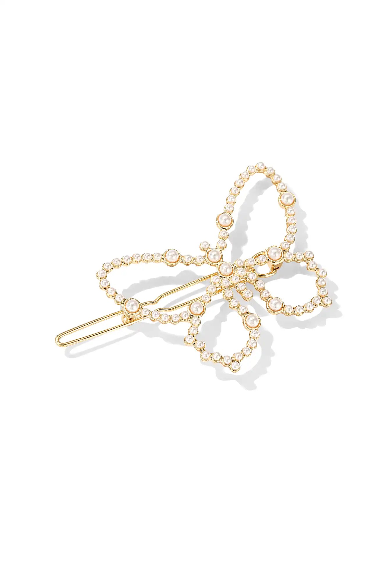 Pearl Butterfly Statement Hair Clip