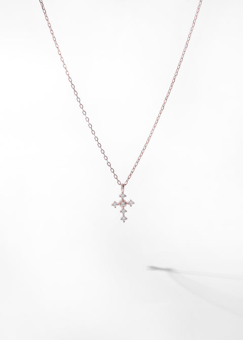 Tiny Cross Necklace