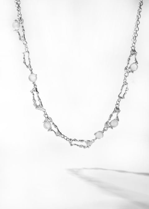 Moonbeam Asymmetrical Necklace