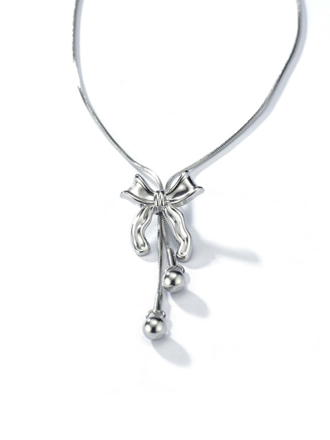 Dainty Bow Necklace