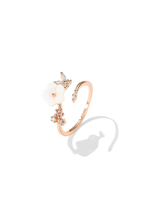 Jasmine Butterfly Ring