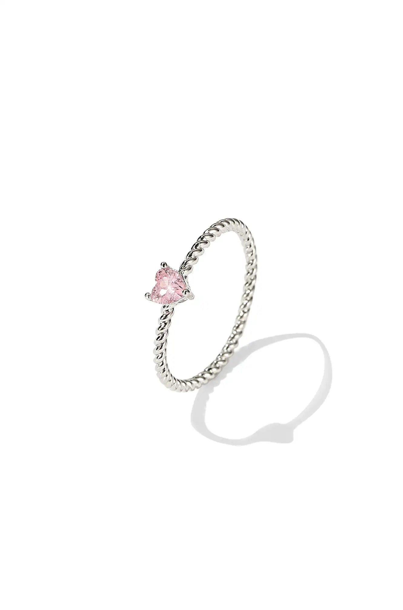 Heart Halo Double Ring