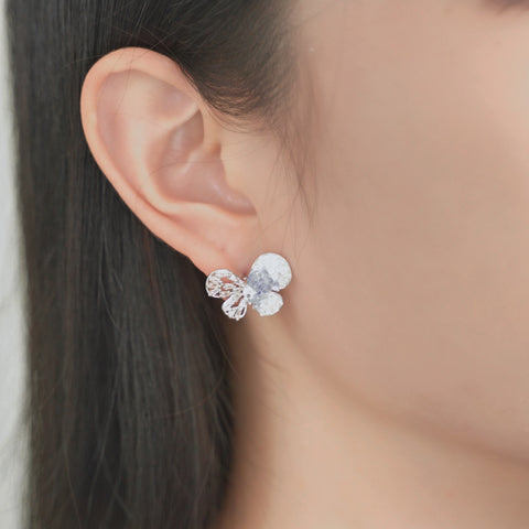 Cerulean Crystal Stud Earrings