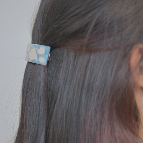 Sky-Themed Flat Hair Clip