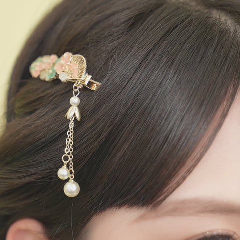 flower hair clip