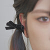 Bow hair clip designed in a velvet ribbon.