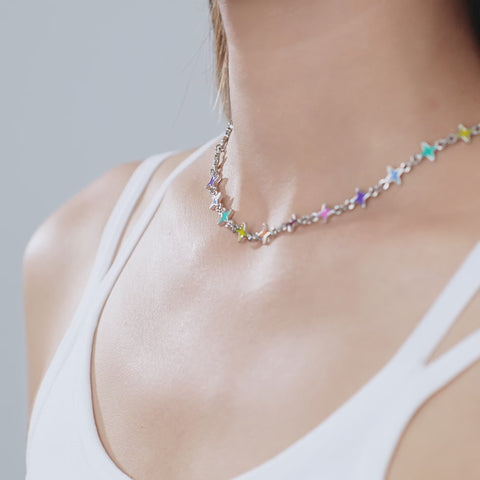 Star Colorful Choker