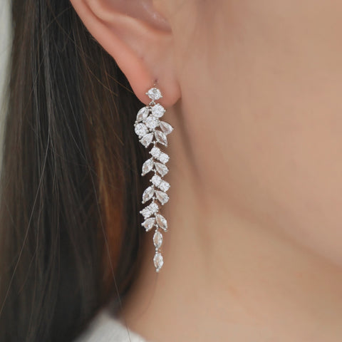 Leaf Statement Earrings