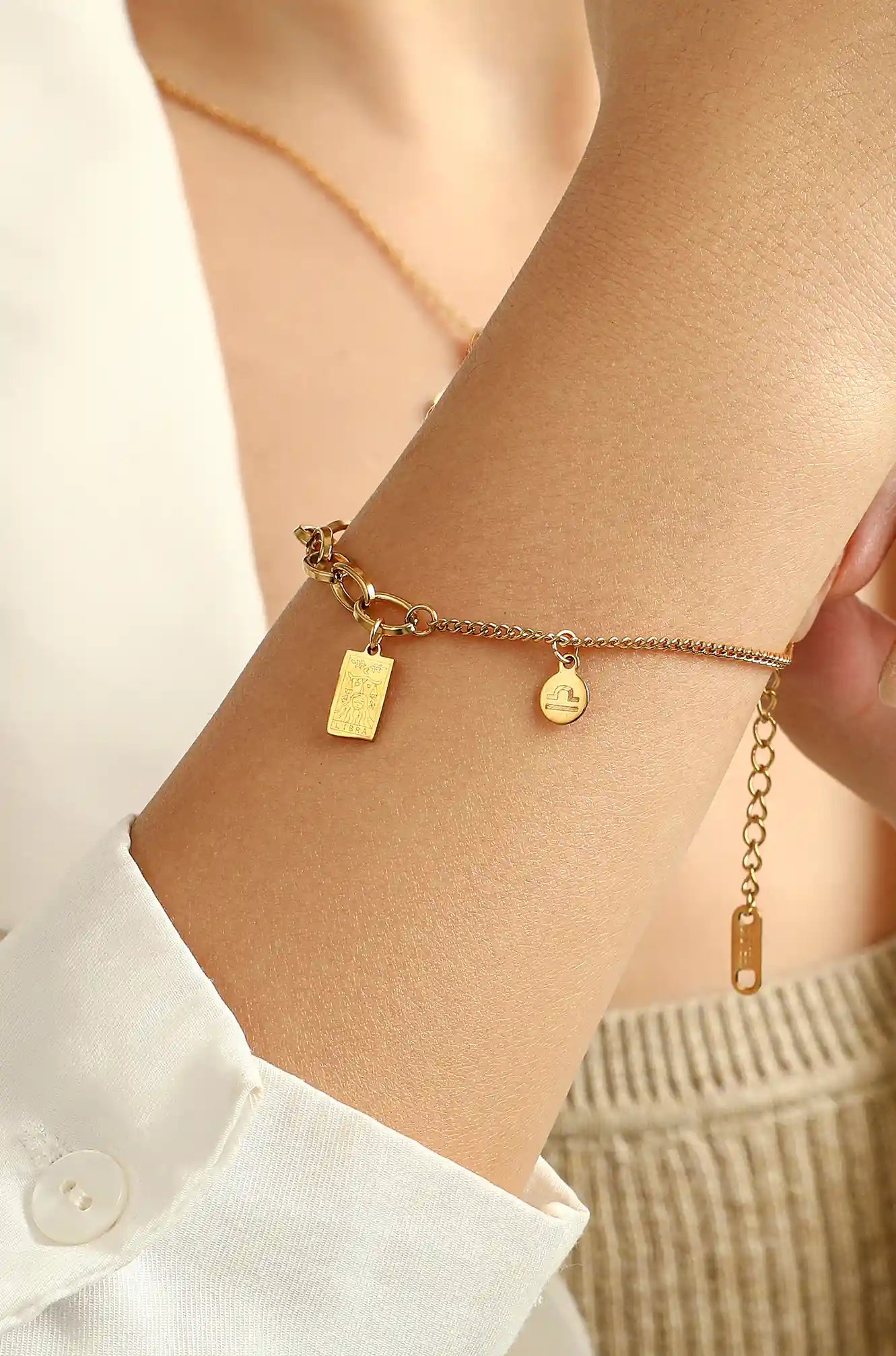 dainty gold bracelet