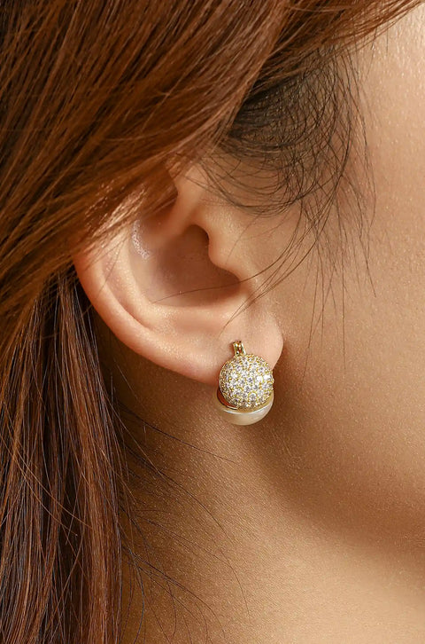 zircon earrings
