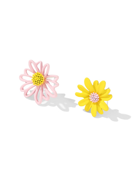 daisy stud earrings