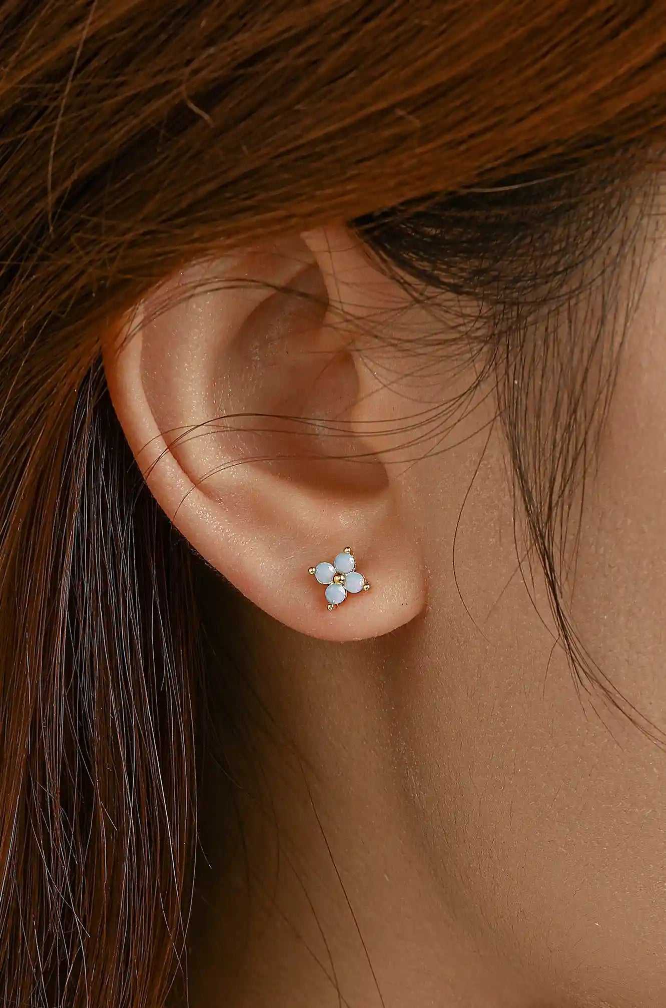 blue earring set 