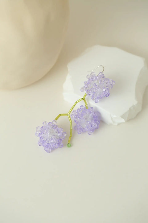 grape earrings