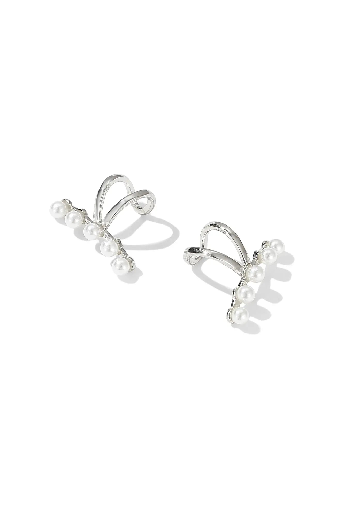 Clip On Pearl Earrings