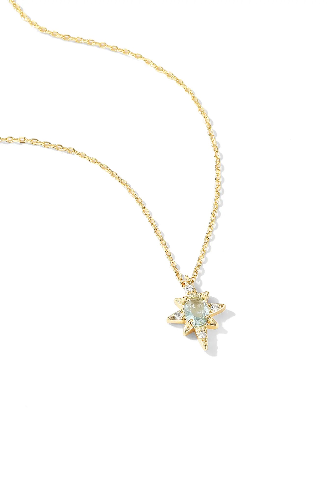 gold star necklace