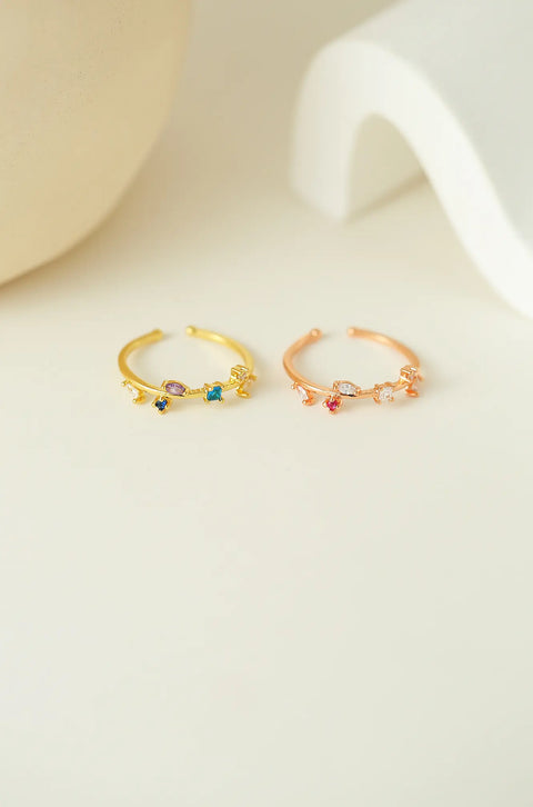 gold statement rings