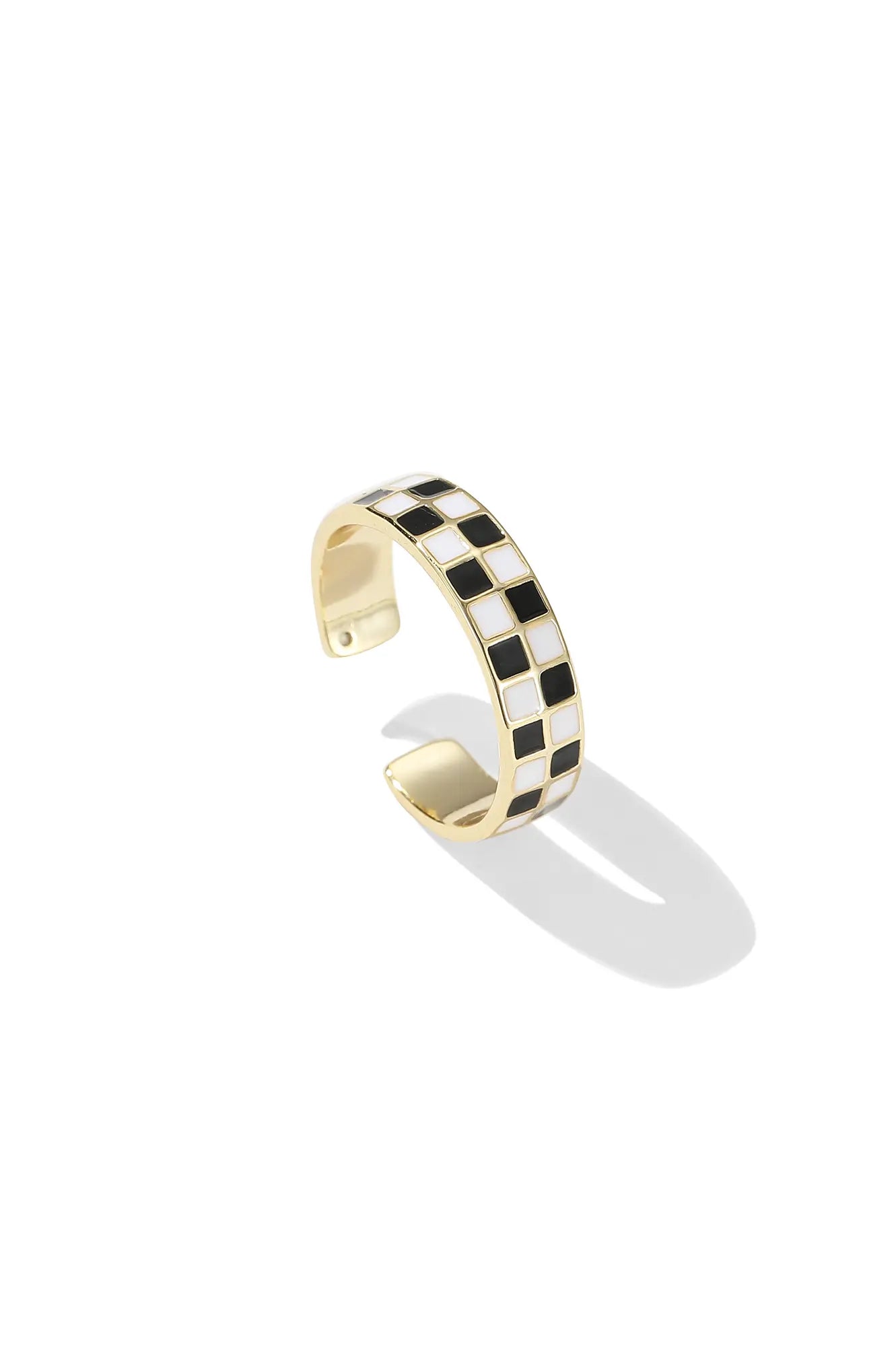 Chess Enamel Ring