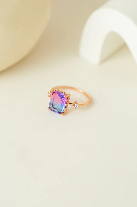 pink sapphire ring