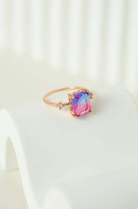 pink sapphire ring