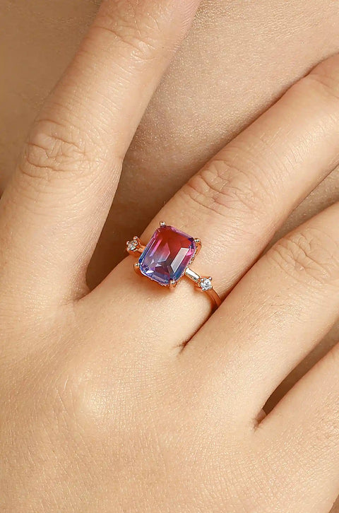 pink sapphire ring